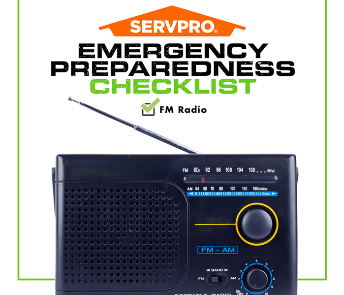 SERVPRO emergency ready checklist